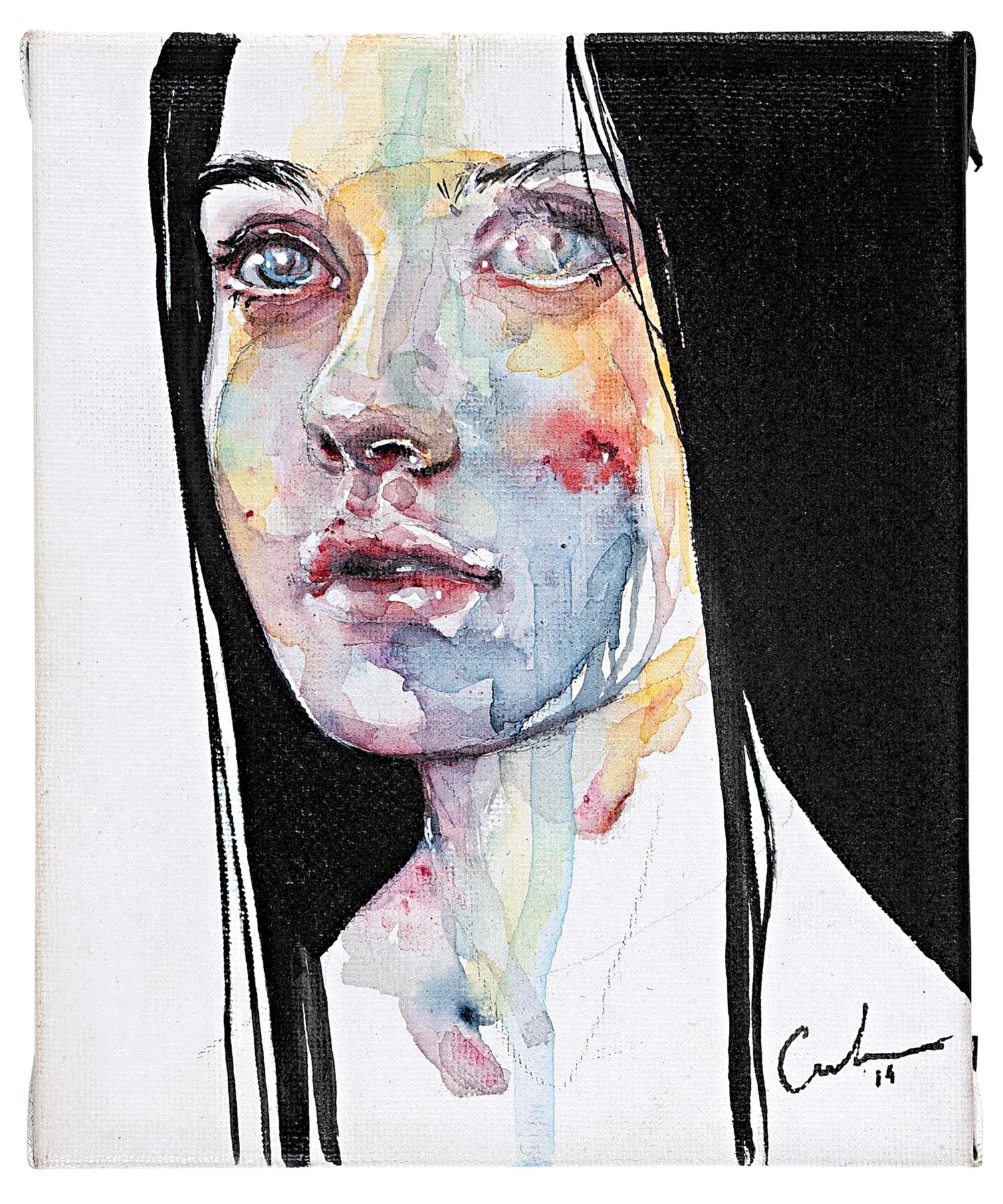 水彩画家 Agnes Cecile アグネス・セシル　未額装 プリント アート Clouds Girl by Agnes Cecile - Eyes On Walls