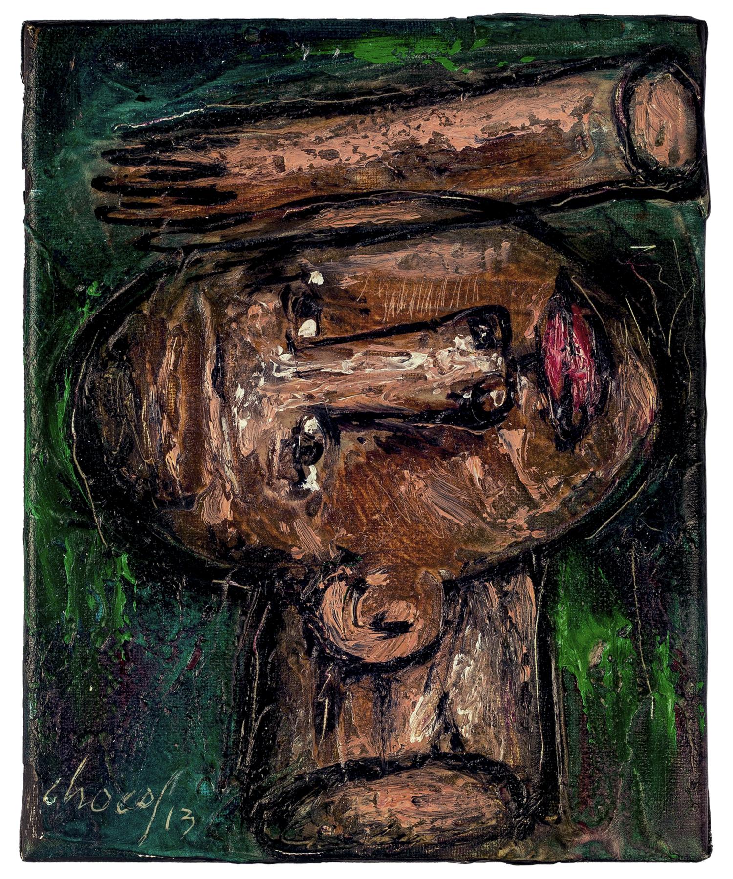 メロンを食べる男　eduardo roca Imago Mundi Collection - Eduardo Roca Salazar (Choco) - Untitled